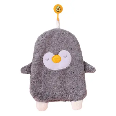 Blue Cute Hand Towel for Kids Absorbent Thickened
