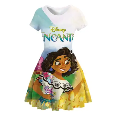 Diz N Frozen Anna Elsa Princess 3D Dress Girls Birthday Party Children Cosplay