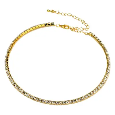 Luxury Wedding Party Necklace with Crystal Diamonds