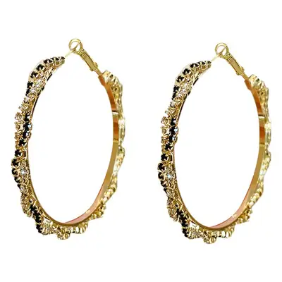 S925 Silver Needle Earrings for Women Big Face