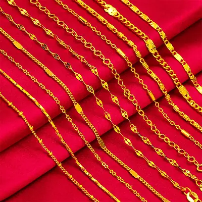 Gold Plated Clavicle Necklace for Women