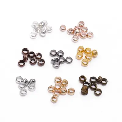 Jewelry Positioning Beads 1000 Pack Silver
