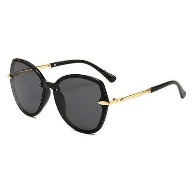 High-End Metal Sunglasses for Women European American Cross Border