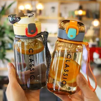 Yellow Classic 400ml Portable Water Bottle