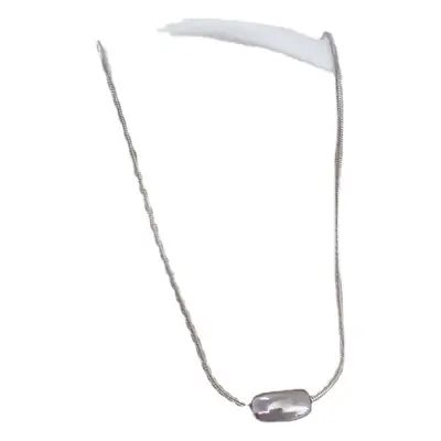 Real Gold Necklace for Women with Acacia Bean Clasp