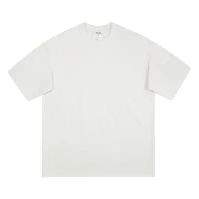 Men Blue Cotton T-Shirt Short Sleeve Loose Fit