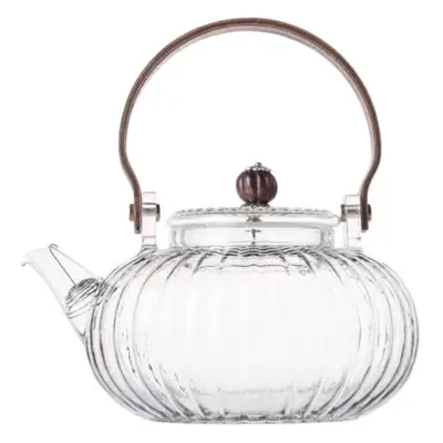 High Temp Glass Tea Pot with Filter & Electric Stove