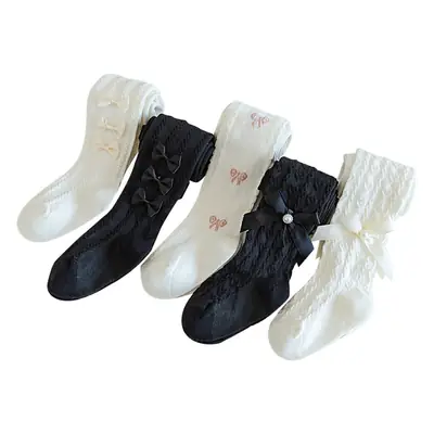 2025 New Summer Socks Baby Kids Lace Cotton Leggings