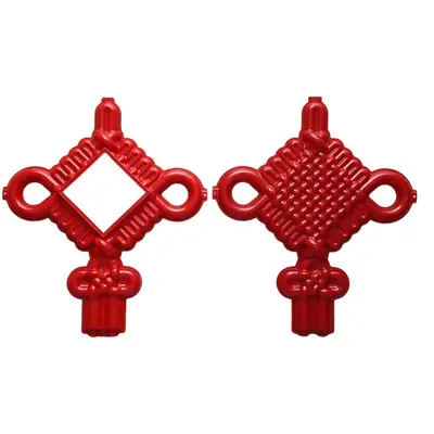 Red Chinese Knot LED Street Light Decorative Outdoor Lamp