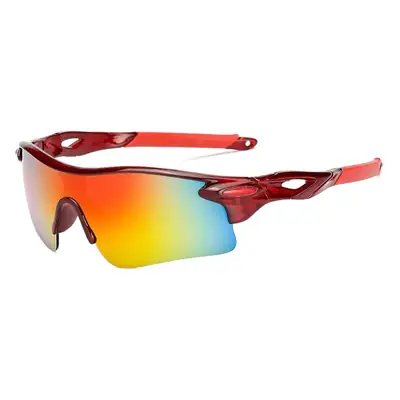 Men Women Cycling Sunglasses Black Yellow Clear Lens
