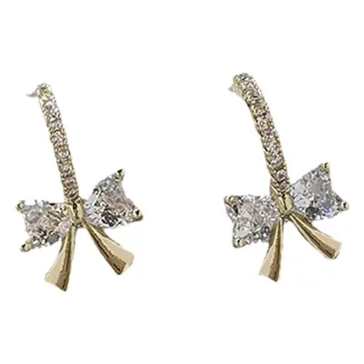 Sterling Silver Bow Earrings for Women 2022