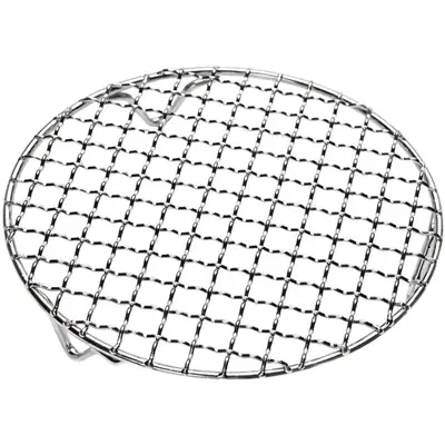 Stainless Steel BBQ Net 2cm High 35cm Diameter
