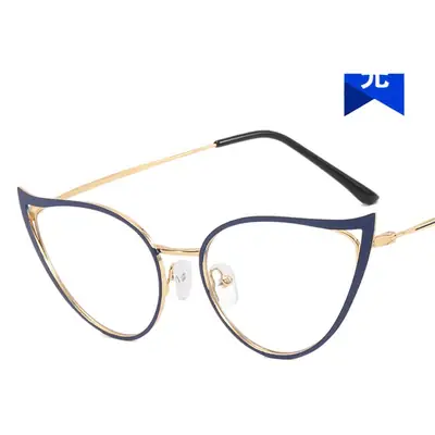 Green Cat-Eye Anti-Blue Light Glasses Frame for Women