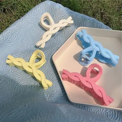 Acrylic Hairpins Korean Style Sweet Macaron Clips