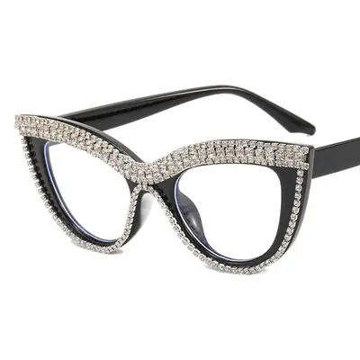 Anti-Blue Light Diamond Cat-Eye Glasses 2022