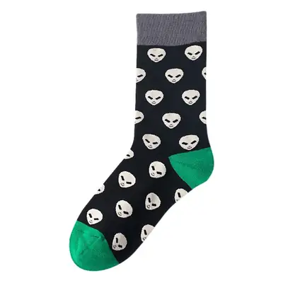 Socks men's autumn and winter stockings fancy women's socks black thick socks sports cotton socks Xinjiang cotton hip hop ins fashion socks