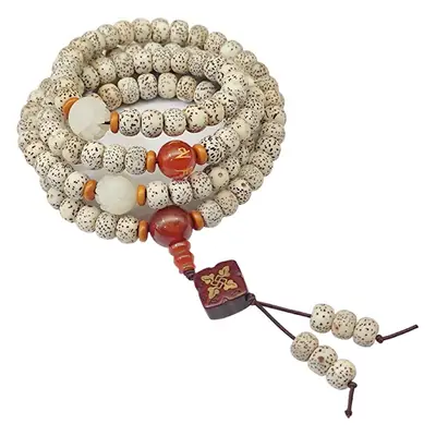 Hainan Xingyue 108 High Density Smooth White Bodhi Seeds Bracelet