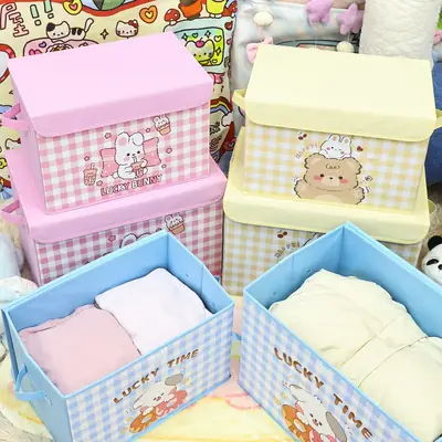 Lucky Time Cartoon Storage Boxes for Home Organization