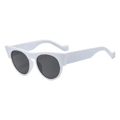 Women's Round Cat's Eye Sunglasses Gold Frame All-Match