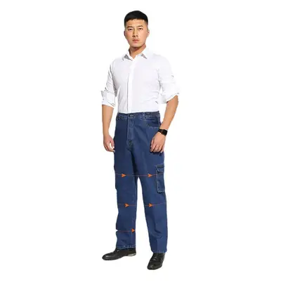 Thickened Welding Pants for Workers with Multi-Pockets