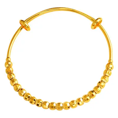 Vietnam Gold Push-Pull Beaded Bracelet for Women