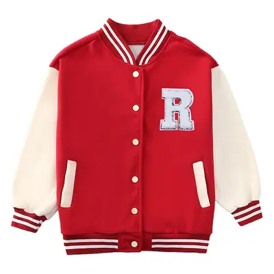 Autumn Winter Boys Girls Western Jacket Baseball Suit