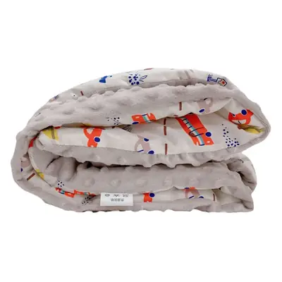 Baby Crib Quilted Cotton Blanket Cartoon Design Winter Warm