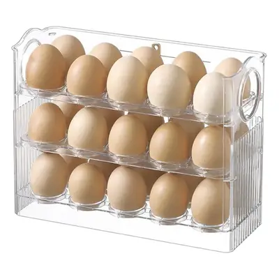Automatic Flip Egg Storage Box Refrigerator Side Door