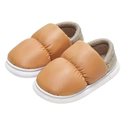 Women's high-profile toast shoes, cotton-padded slippers, postpartum winter confinement shoes, fleece-lined cotton-padded shoes, home indoor non-slip men's shoes