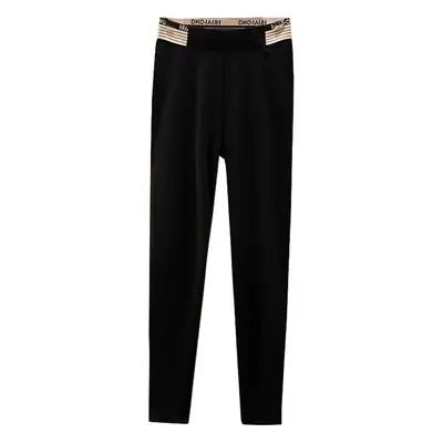 Black Slimming Leggings Plus Size 2024 Spring