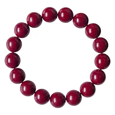 Red Round Bead Bracelet Set for Men Women Birth Year