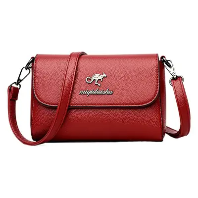 Red Korean Mummy Shoulder Bag for Women
