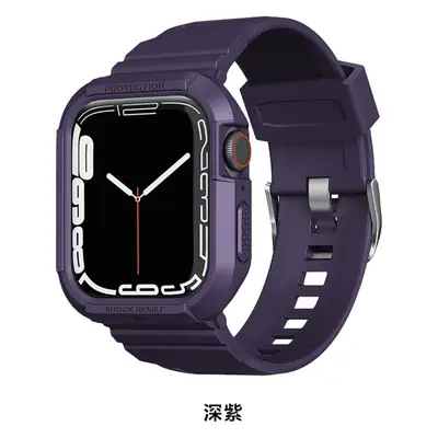 Red Apple Watch Strap All-Tower TPU Anti-Fall Watch Strap
