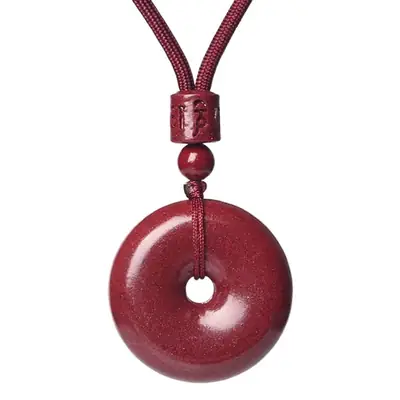 Purple Gold Sand Pendant for Men Women Couple