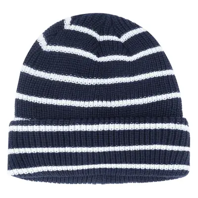 Japanese Style Woolen Striped Hat for Women Men Autumn Winter Warm