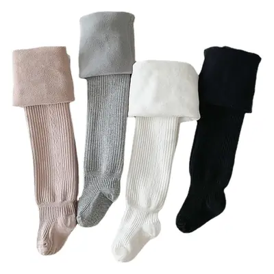 Girls Fleece Leggings Warm Anti-Pill Cotton Korean Pantyhose