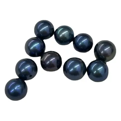 Black Round Pearls Wholesale Freshwater Pearls