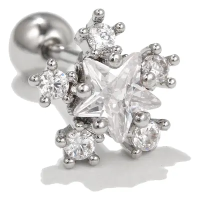 Stainless Steel Zircon Earrings for Women