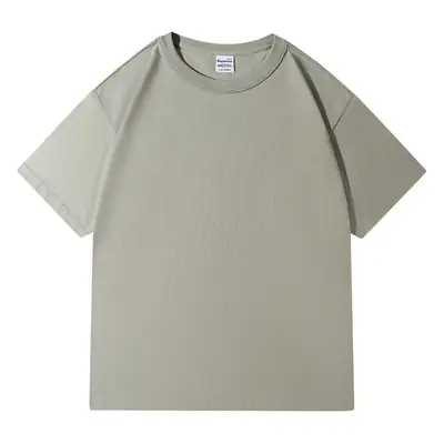 AG300 Cotton T-Shirt Light Grey Heavyweight