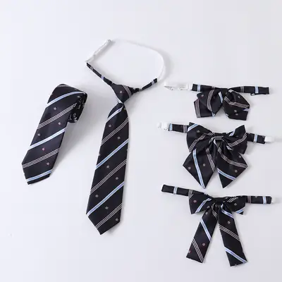 Maroon Japanese JK Tie Student Uniform Crown