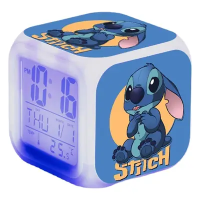 Kids Digital Clock with Stitch Design 4-Square LED