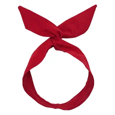 Korean Wide Brim Hair Band Solid Color Bow