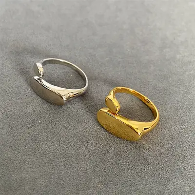 European American Retro Hong Kong Adjustable Ring