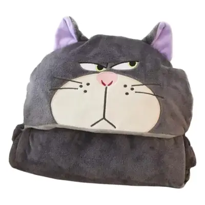 Lucifer Cat Hooded Blanket for Kids & Office Use