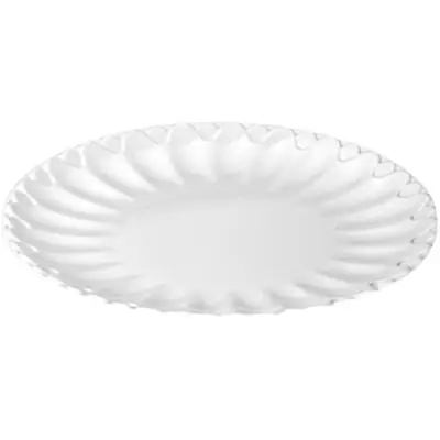 A5 Melamine White Special Shape Hot Pot Dish
