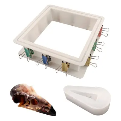 Adjustable Silicone Flip Mold Frame for DIY Resin Modeling