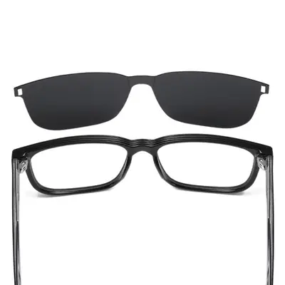 Magnetic Polarized Sunglasses for Men Black