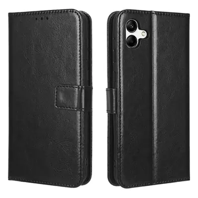 Black Leather Mobile Phone Case Flip Card Design