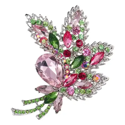 Large Diamond Brooch Pin for Women European Style
