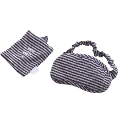 Non-Printed Cotton Eye Mask for Travel & Sleep